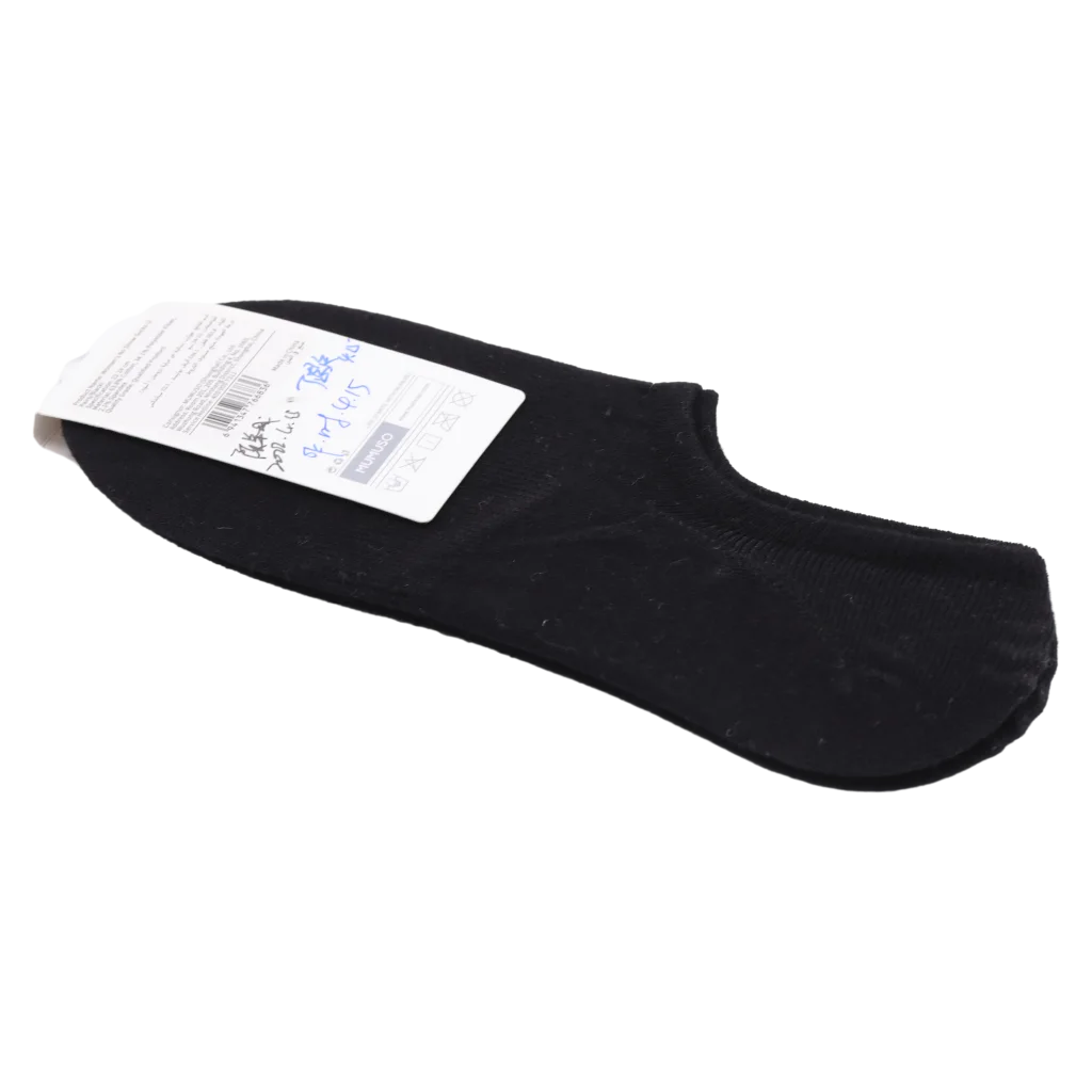 Füßlinge für Damen aus Baumwollmischung, atmungsaktiv (Schwarz)