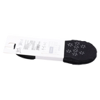 Füßlinge mit Spitzen-Design für Damen, Baumwollsohle (Schwarz)