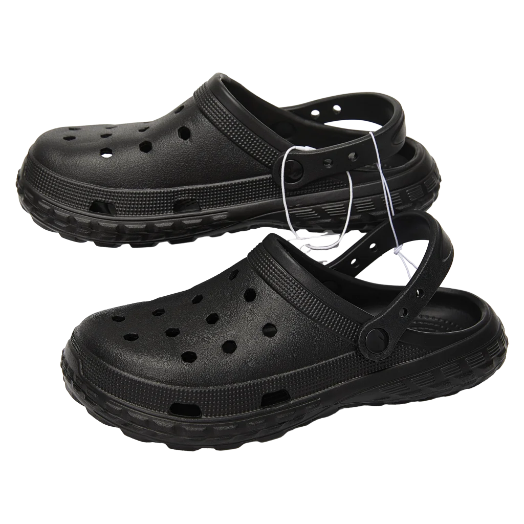 Gartenclogs Herren, Größe 40-41 (Schwarz)