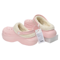 Gefütterte Winter Clogs Damen, Größe 35-36 (Rosa)
