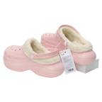 Gefütterte Winter Clogs Damen, Größe 35-36 (Rosa)