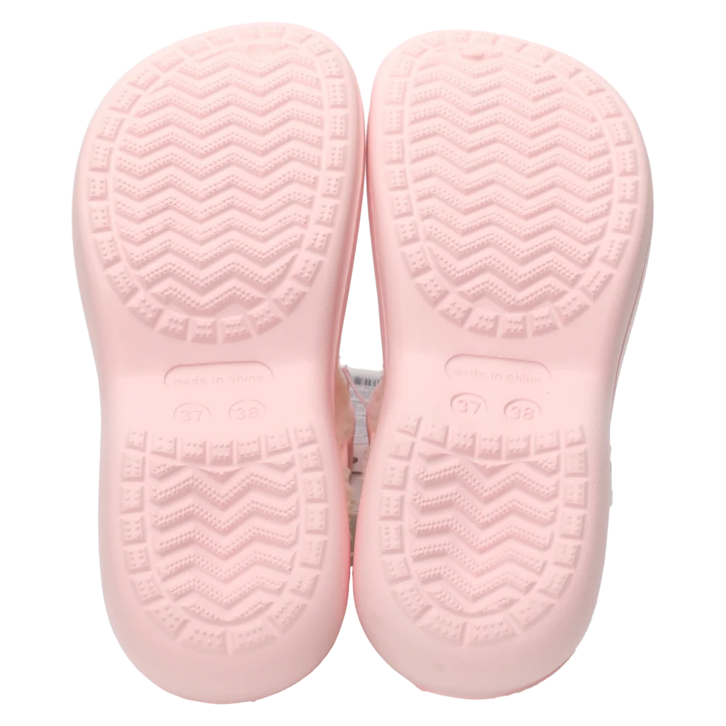 Gefütterte Winter Clogs Damen, Größe 35-36 (Rosa)