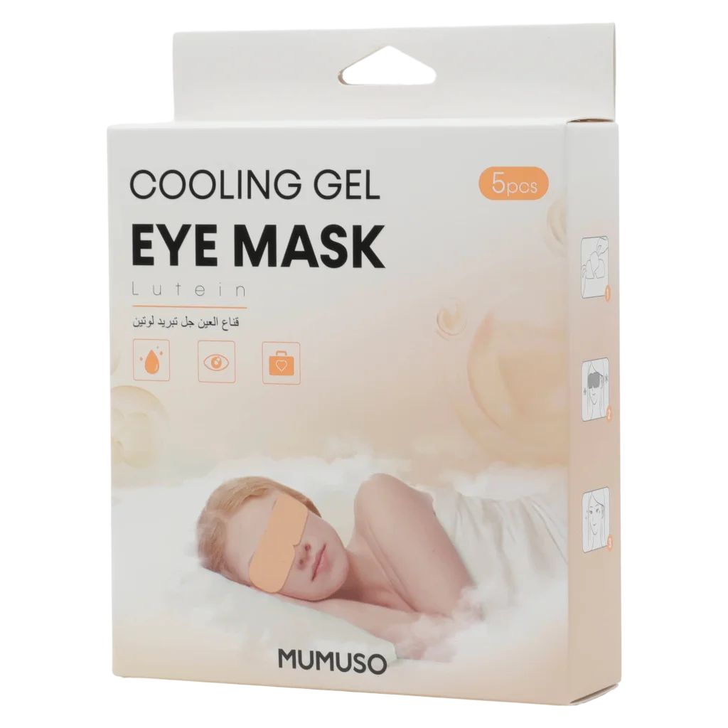 5er-Pack Gel-Augenmaske aus Vliesstoff, Einmalanwendung (Transparent)