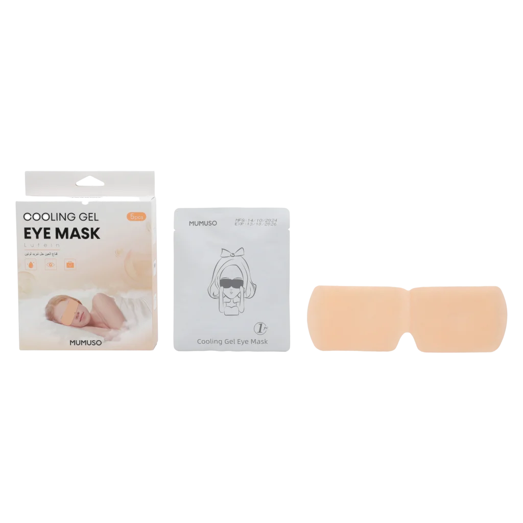 5er-Pack Gel-Augenmaske aus Vliesstoff, Einmalanwendung (Transparent)