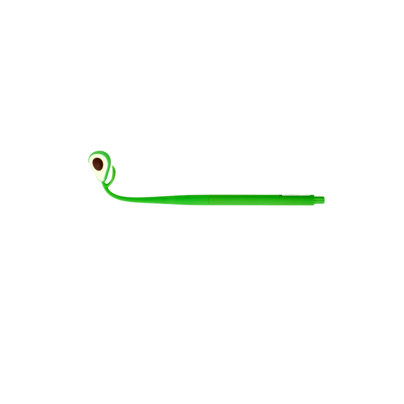 Gel-Tintenstift mit Avocado-Design (Grün)