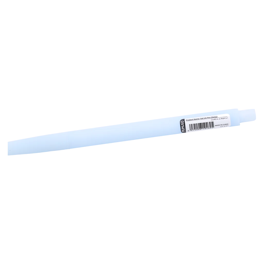 Gel-Tintenstift aus PVC/Silikon/ABS mit Blüten-Design (Hellblau)
