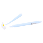 Gel-Tintenstift aus PVC/Silikon/ABS mit Blüten-Design (Hellblau)