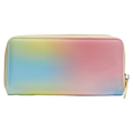 Multifunktionale Geldbörse aus Kunstleder mit Herz-Design (Gelb/Pastellrosa/Blau)