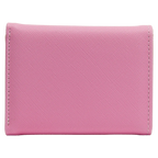 Multifunktionale Kunstleder-Geldbörse mit Herz-Design (Lila/Pink)