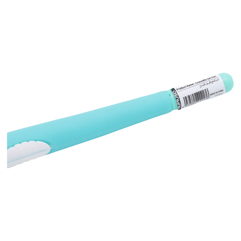 Gelstift mit Krokodil-Design, farbig (Mintgrün/Hellgrün/Türkis)