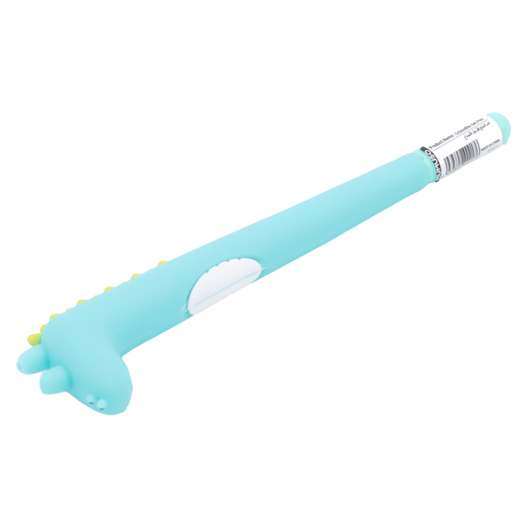 Gelstift mit Krokodil-Design, farbig (Mintgrün/Hellgrün/Türkis)