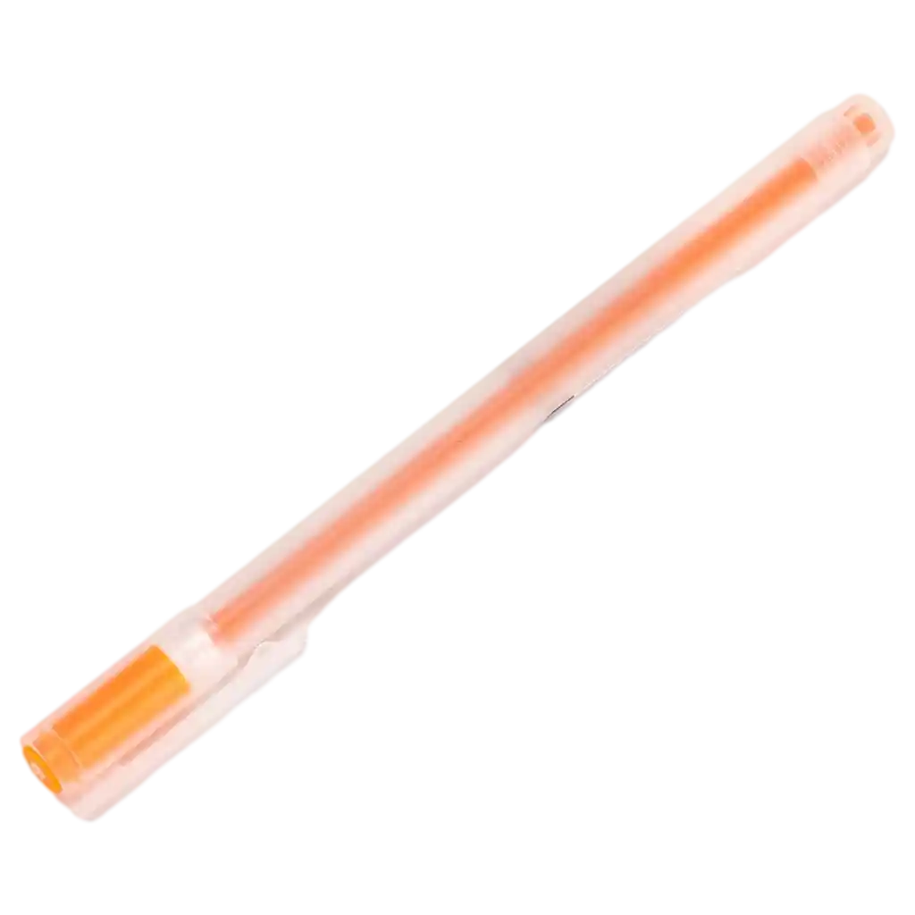 Gelstift mit feiner Gelmine für präzises Schreiben (Orange)