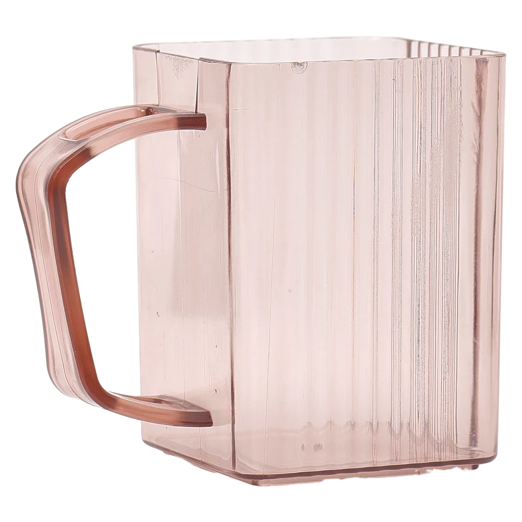 Gerippter PS-Mundspülbecher, 360 ml (Rosa)