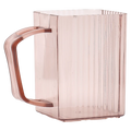 Gerippter PS-Mundspülbecher, 360 ml (Rosa)