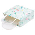Geschenkpapier-Tasche mit geometrischem Print, klein (Mehrfarbig)