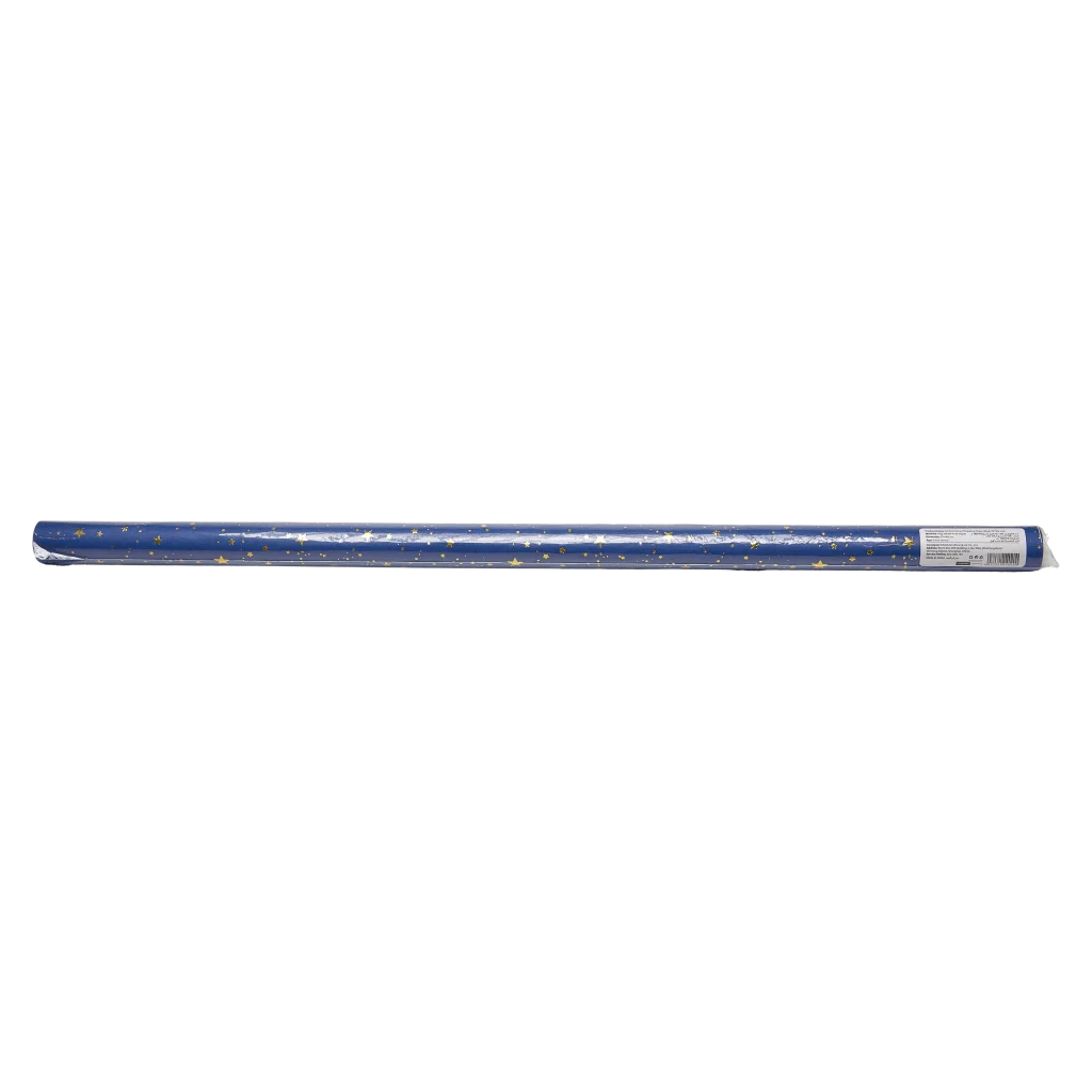 Geschenkpapier mit Folienprägung, 70 × 140 cm (Blau)