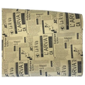 Geschenkpapier mit Zeitungs-Print, 34 g (Beige/Schwarz)