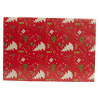 Geschenkpapier mit Weihnachts-Design, 80 g (Rot)