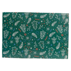 Geschenkpapier mit Weihnachtsbaum-Print, für Weihnachten (Grün)