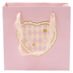 Geschenktasche mit Herz-Design, Geschenkverpackung (Rosa)