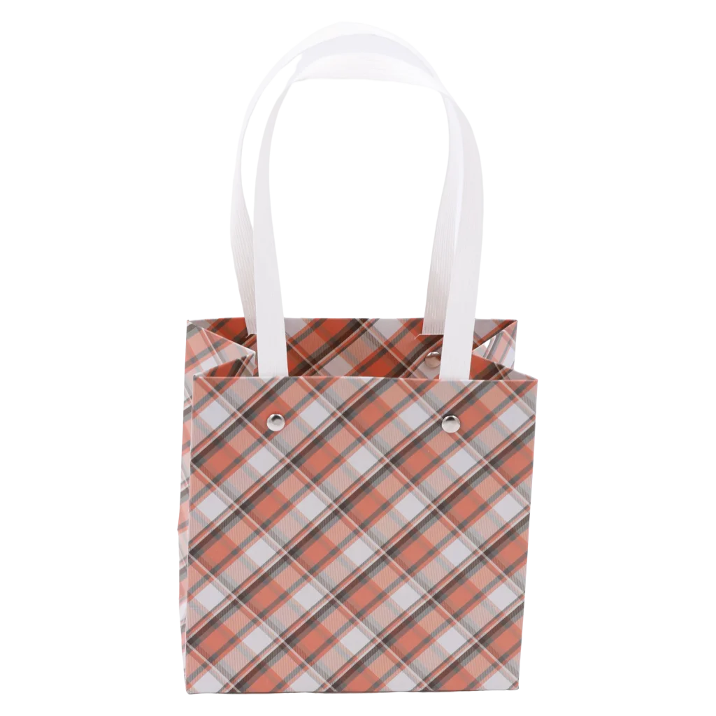 Geschenktasche mit kariertem Design, klein (Mehrfarbig)