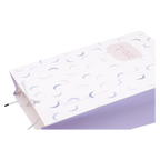 Geschenktüte groß mit Halbmond-Design (Pastell/Lila)