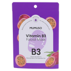 Vitamin B3 Gesichtsmaske für intensive Feuchtigkeitspflege (Lila)