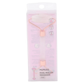 Gesichtsmassager aus Naturstein, Dual-Roller (Pink)