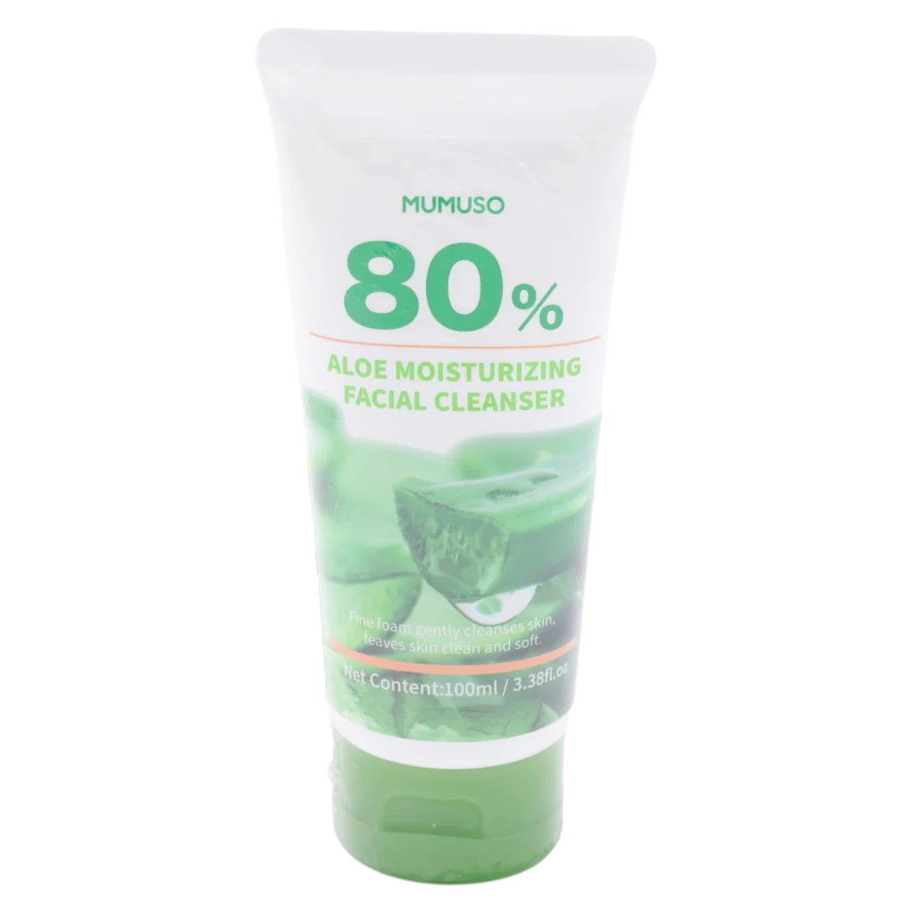 Gesichtsreinigungsgel mit 80 % Aloe Vera, 100 ml (Grün)