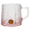 Glas-Tasse aus Natrium-Calcium-Glas mit Kirschblüten-Design, 260 ml (Pink Gradient)