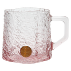 Glas-Tasse aus Natrium-Calcium-Glas mit Kirschblüten-Design, 260 ml (Pink Gradient)