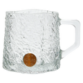 Glasbecher aus Natrium-Calcium-Glas, 260 ml (Transparent) mit strukturiertem Design