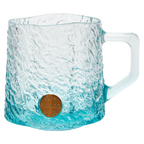Glastasse aus Natrium-Calcium-Glas, 260 ml (Blau)