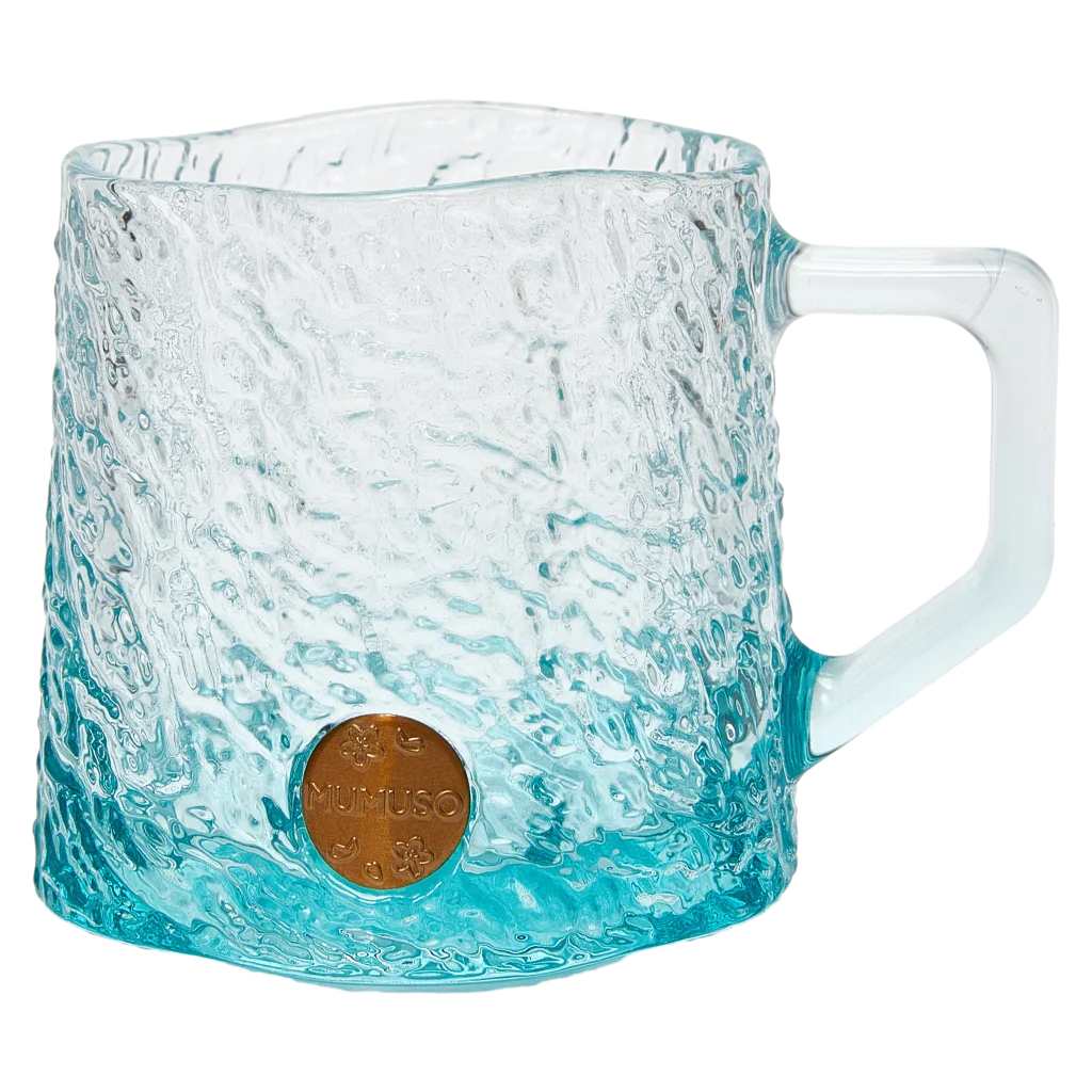 Glastasse aus Natrium-Calcium-Glas, 260 ml (Blau)
