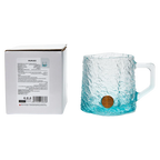 Glastasse aus Natrium-Calcium-Glas, 260 ml (Blau)