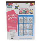 Graffiti Malbuch A4 mit Architektur-Design, 30 Seiten (Mehrfarbig)