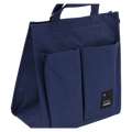 Große isolierte Lunch-Bag aus Stoff mit Aluminiumfolie, geräumig (Royalblau)