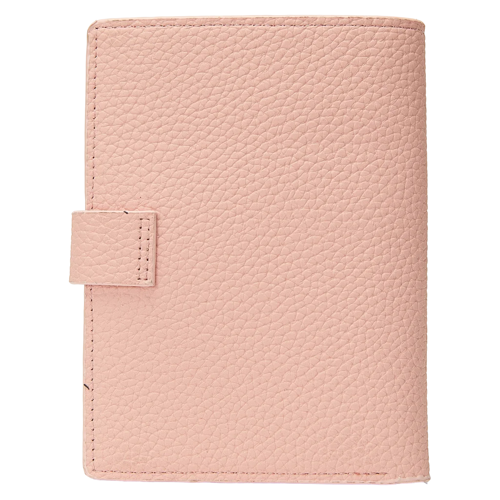 Große Kartenbörse aus Kunstleder mit strukturiertem Design (Rosa)