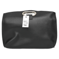 Große Laptoptasche aus Kunstleder mit Griffen (Schwarz)