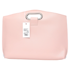 Große Laptoptasche aus Kunstleder für Notebooks und Zubehör (Rosa)