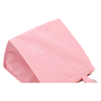 Große Lunchbag aus Stoff-Textil mit Aluminiumfutter (Rosa)