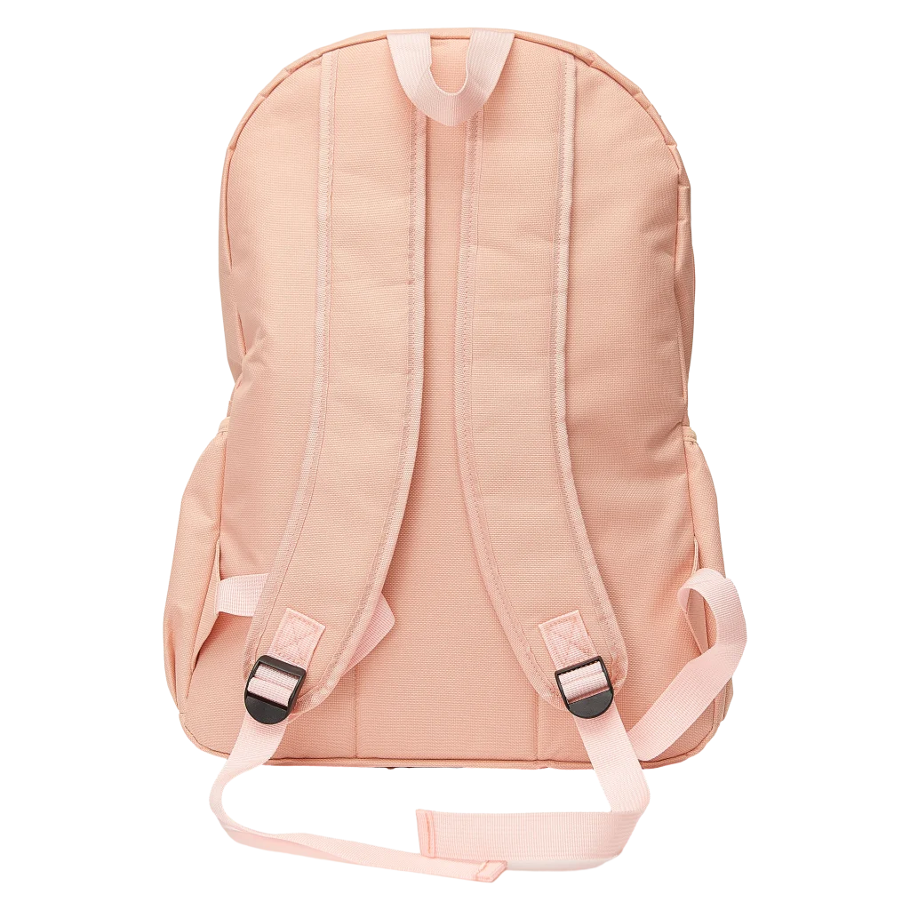 Großer Rucksack mit Letter-M-Print, geräumig (Pink)