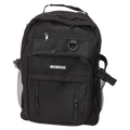 Großer Rucksack mit mehreren Fächern, für Alltag und Reisen (Schwarz)