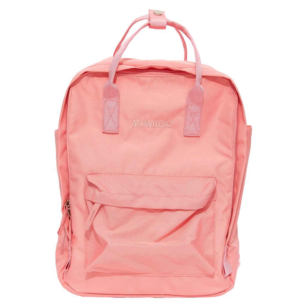 Großer Rucksack aus Nylonstoff mit hoher Kapazität (Rosa)