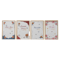 Grußkarte mit Rosen-Design und Blumen-Print (Mehrfarbig)