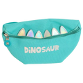 Textil-Bauchtasche mit Dinosaurier-Design für Kinder (Grün)