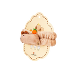 Weiches Haarband mit Capybara-Design für Gesichtspflege (Braun)