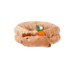 Weiches Haarband mit Capybara-Design für Gesichtspflege (Braun)