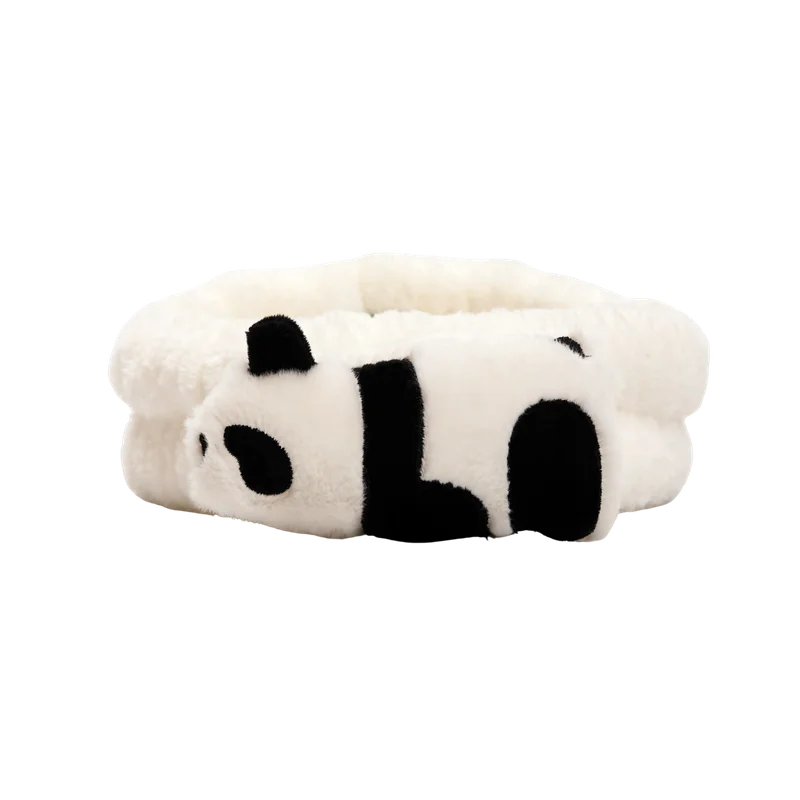 Haarband aus Polyester mit Panda-Design (Weiß/Schwarz)