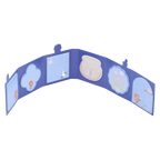 6-fach Haftnotiz-Set mit Tier-Design (Rosa/Dunkelblau)